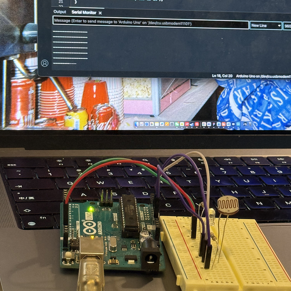 We've also checked through Arduino's serial monitor to see if the code is running or not, because we thought that it was the code's problem. But then we found out that code we found were running successfully through Arduino, so then we moved forward to see if it was other problems.